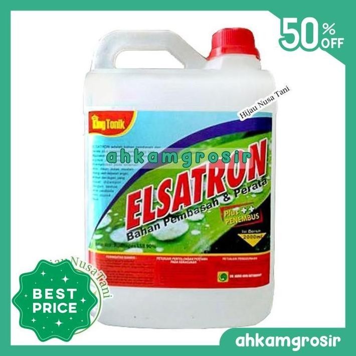 ELSATRON 2 LITER - PEREKAT PERATA INSEKTISIDA PESTISIDA DAN PUPUK POPULER