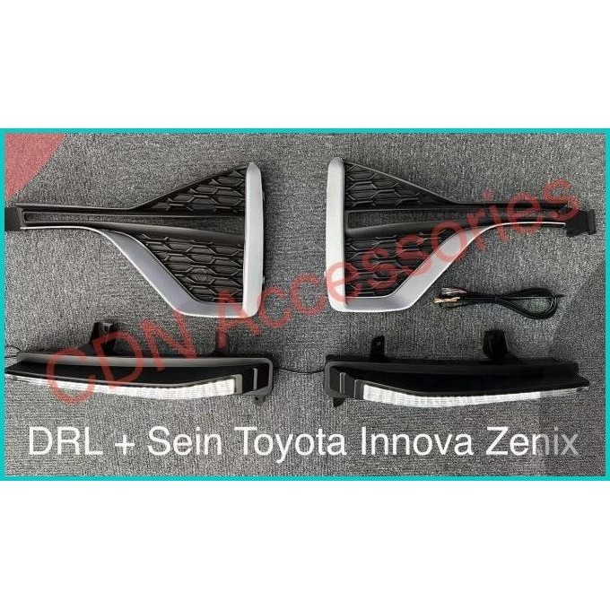 Lampu DRL LED Innova Zenix Sein Turn Signal model Original 19F3B2024 l