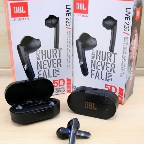 Barang Terlaris Tws Jbl Live 220 Earphone Headset Bluetooth Wireless Gernicaa