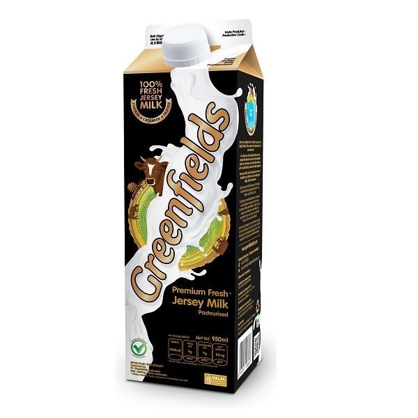 

GREENFIELDS JERSEY FRESH MILK 950 ML