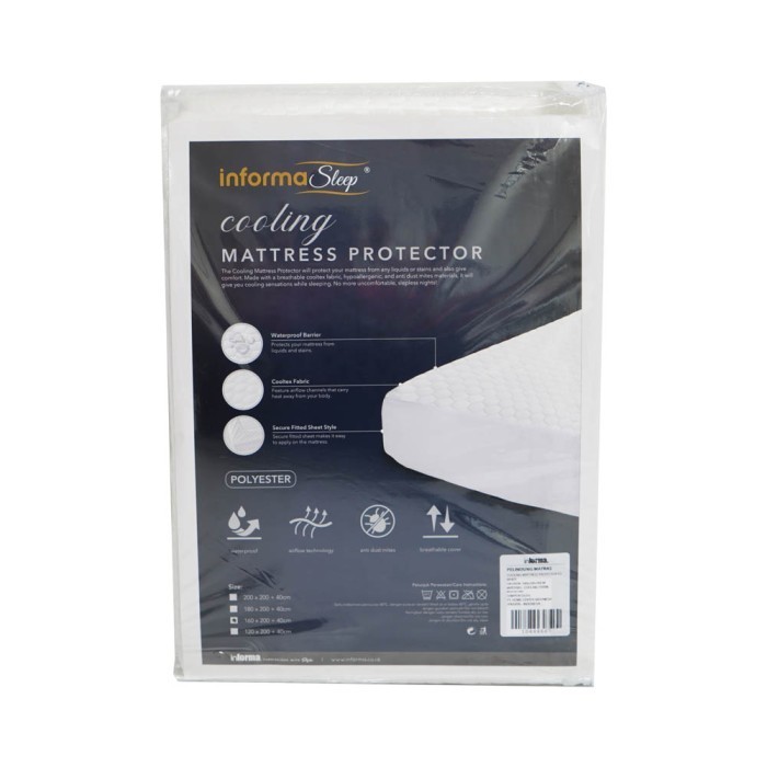 Informa Sleep 160X200 Cm Pelindung Kasur Cooling - Putih