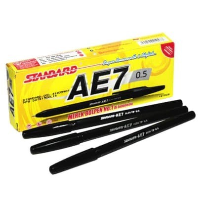 

{1 BIJI} Pulpen Bolpen Bolpoint Standard AE-7 / AE7