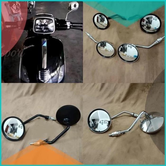 Aksesoris Spion Bulat Cembung Motor Listrik Uwinfly T3 T5 Exotic 19F3B