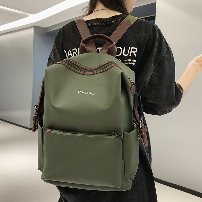 Tas Ransel Perjalanan Wanita, Tas Ransel Kapasitas Besar, Kasual, Modis, Serbaguna, Gaya Korea, Baru