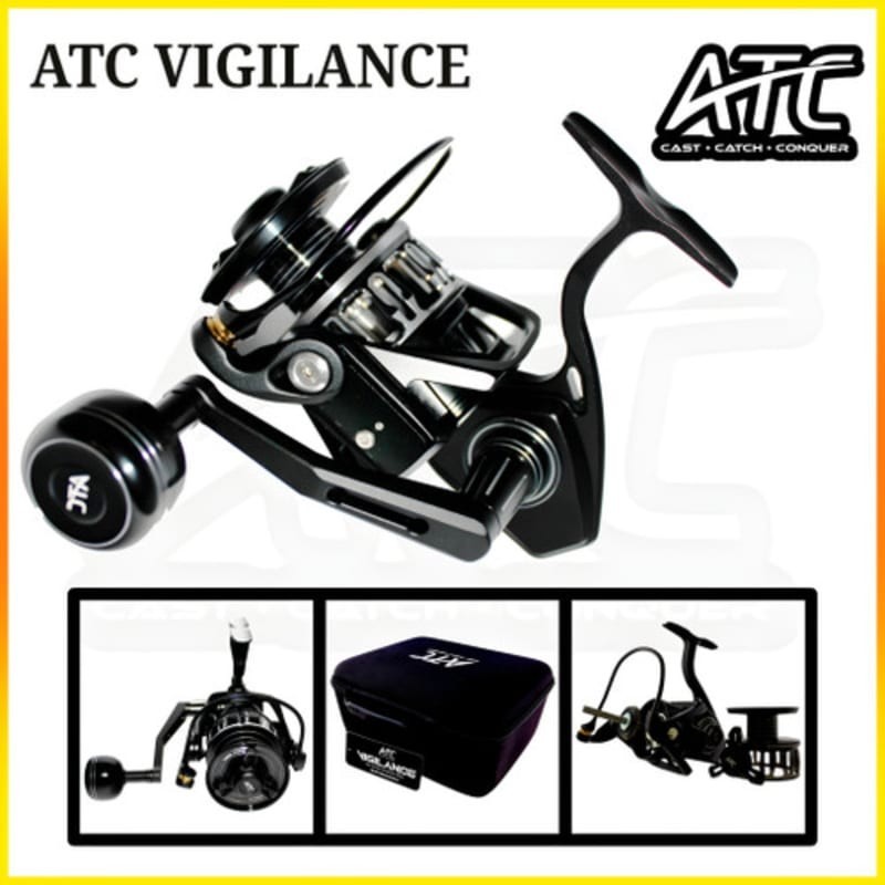 REEL PANCING ATC VIGILANCE 3000 - 5000 - 16000 BIG GAME SALTWATER SPIN