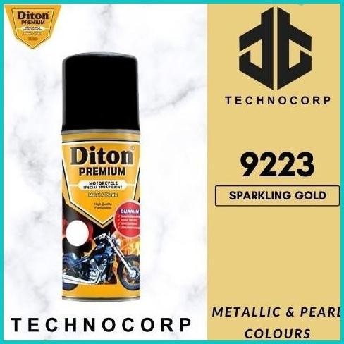 Cat Semprot DITON PREMIUM 9223 SPARKLING GOLD / 24K GOLD EMAS METALLIC
