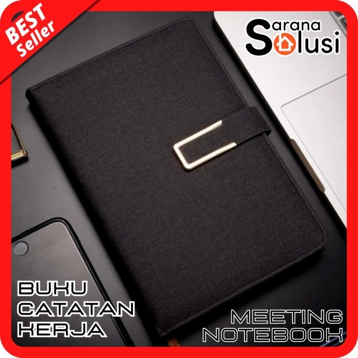 

Buku Catatan Meeting Kulit A5 Desain Elegan Mewah untuk Profesional