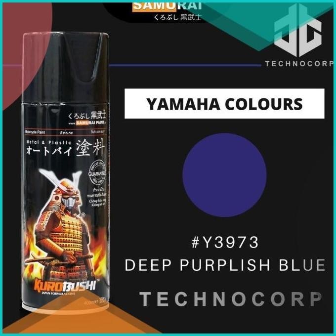 Cat Semprot SAMURAI PAINT Y3973 DEEP PURPLISH BLUE/ YAMAHA BIRU VIOLET