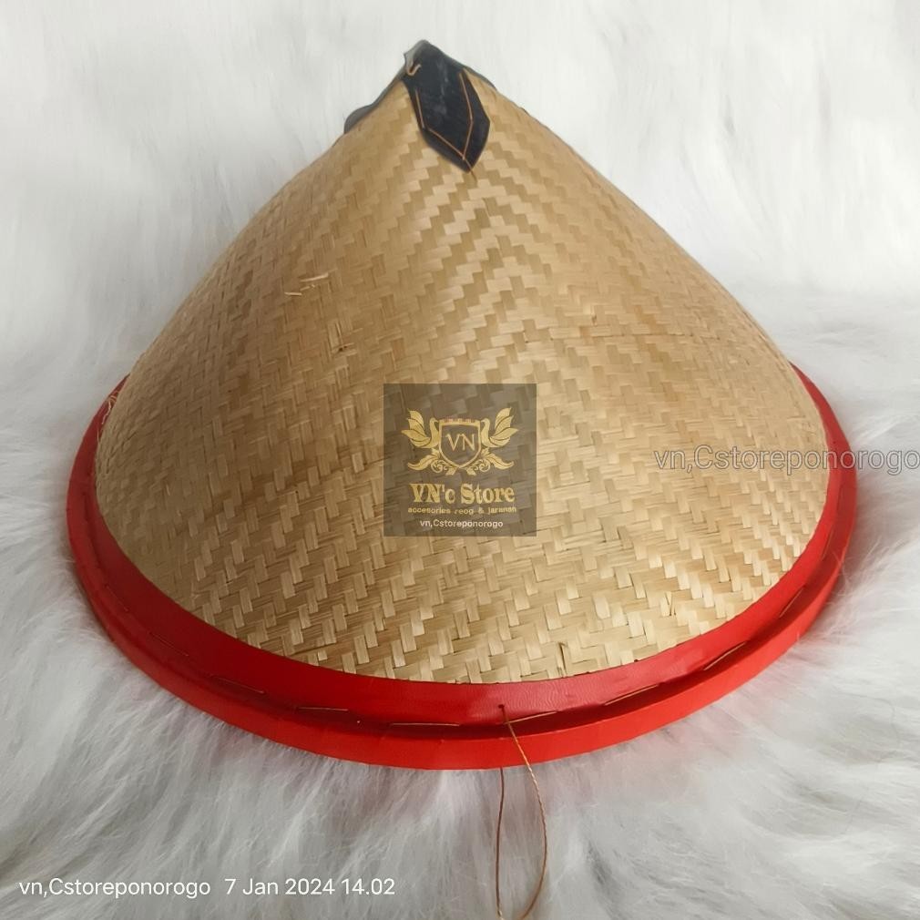 U-45 Kudung Capil Alusan Anyaman Kecil Rapet Padet / Caping / Kudung / Kudung Petani / Kudung Kuno /