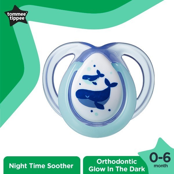 Tommee Tippee Night Time Soother 0-6M - Empeng Bayi