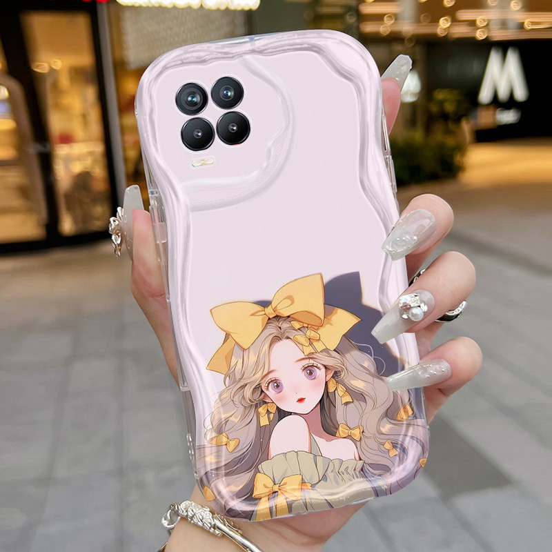 Casing Hp Realme 8 Realme 8 Pro Realme 8i Realme Narzo 50 Case hp pola Casing Anime perempuan Casing