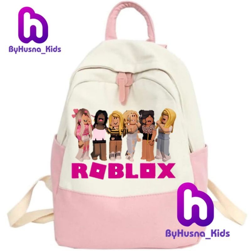 TAS RANSEL ANAK ROBLOX BACKPACK ANAK TK/SD KARAKTER ROBLOX UNISEX ANAK CEWEK PEREMPUAN