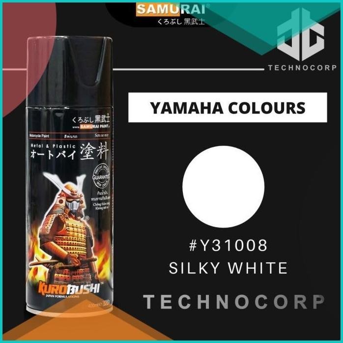 Cat Semprot SAMURAI PAINT Y31008 SILKY WHITE / PUTIH MUTIARA DIAMOND 1