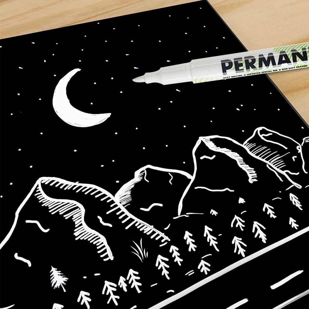

Spidol Ban Permanen Oil Based Marker Waterproof 1mm 1PCS - L-580