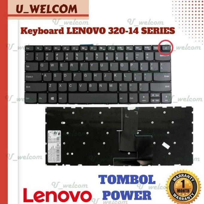 Keyboard Laptop Lenovo IdeaPad 320-14 320S-14IKBR 320-14IAP Murah