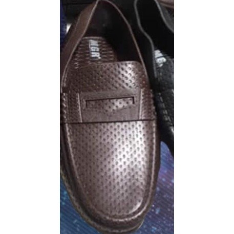 Promo Mega Sale 4.4 // Sepatu Kerja Pantofel Loafer Kerja Formal Casual Pria Karet Anti Air Impor