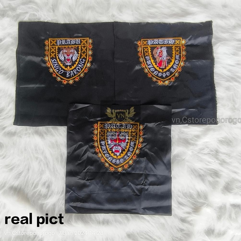 As25 Embong Mentah Size Kecil Bordir Sendiri/Embong /Ganong/ Srembyong/ Reog/Bujang Ganong Termurah