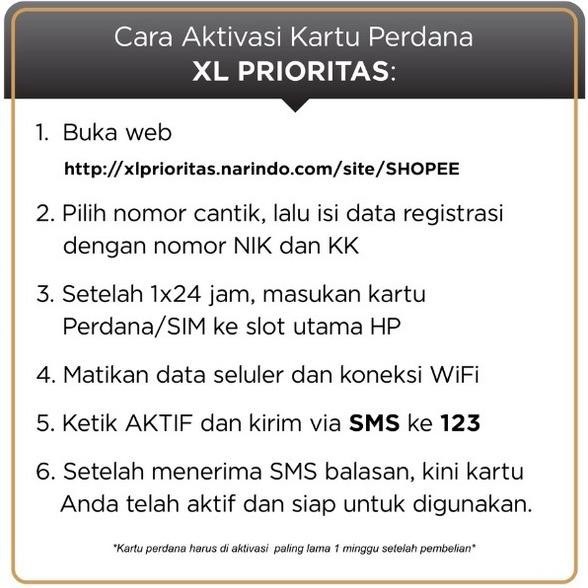 KARTU PERDANA XL PRIORITAS SILVER 30GB/BLN SHOPEE