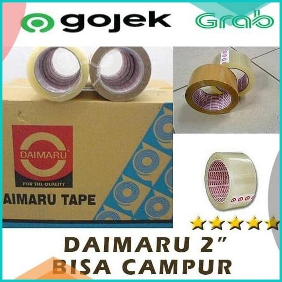 

Lakban Daimaru 2 inch lakban bening /lakban coklat 19F3B2024 suku cada