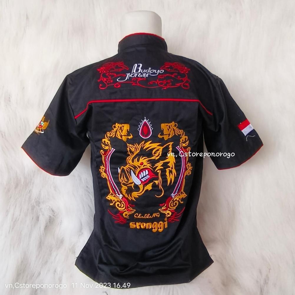 Sale Baju Bordir Motif Celeng / Baju Barong / Kaos Barong / Barongan / Reog / Pecut / Pecut Bopo / D
