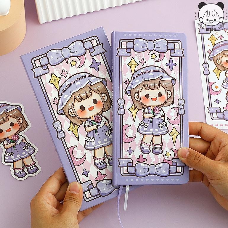 

To94 Notebook weeks cute portable Buku catatan motif korea karakter kartun lucu Agenda diary untuk pelajar sekolah kantor Buku tulis harian Berkualitas