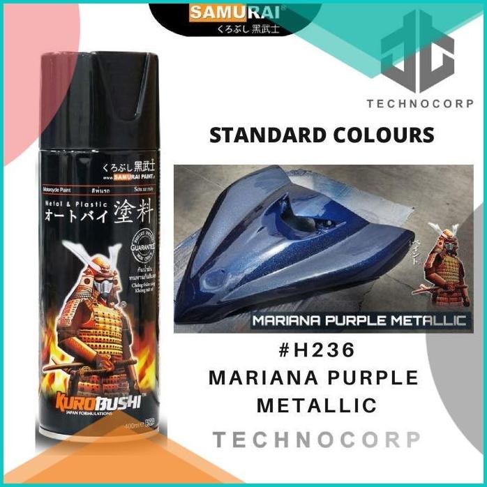 CAT SAMURAI PAINT H236 MARIANA PURPLE METALLIC / HONDA BIRU DONGKER 19