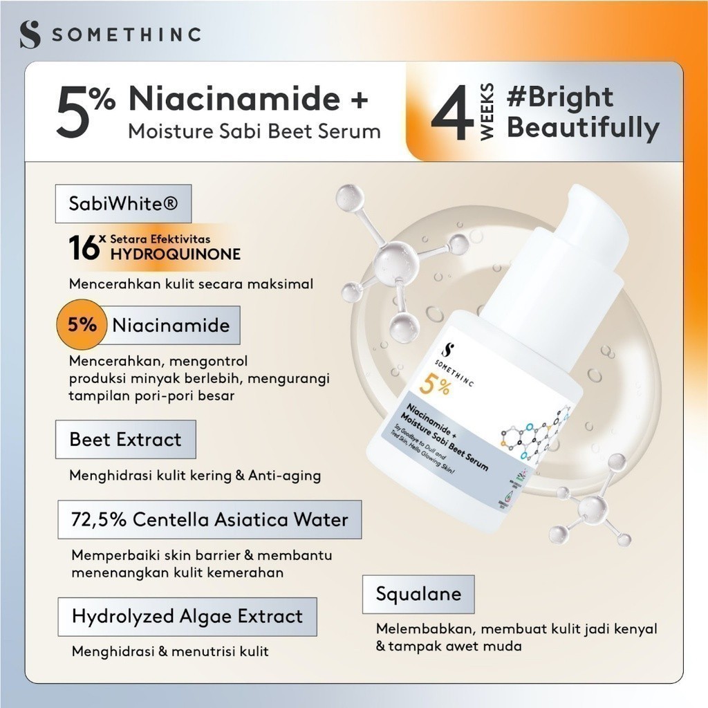 SOMETHINC 5% Niacinamide + Moisture Sabi Beet - Serum Kulit Cerah Maksimal (Pemula) Image 4