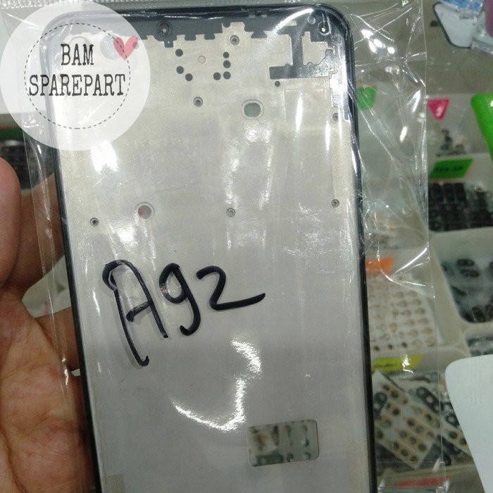 Promo Frame Lcd Tulang Tengah Oppo A92~ Tatakan Lcd Oppo A92 .