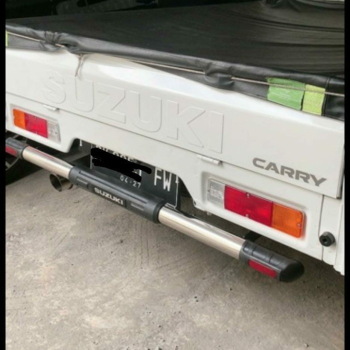 PENGAMAN BUMPER BELAKANG ALL NEW CARRY 2019 2020 2021 STAINLESS PICKUP
