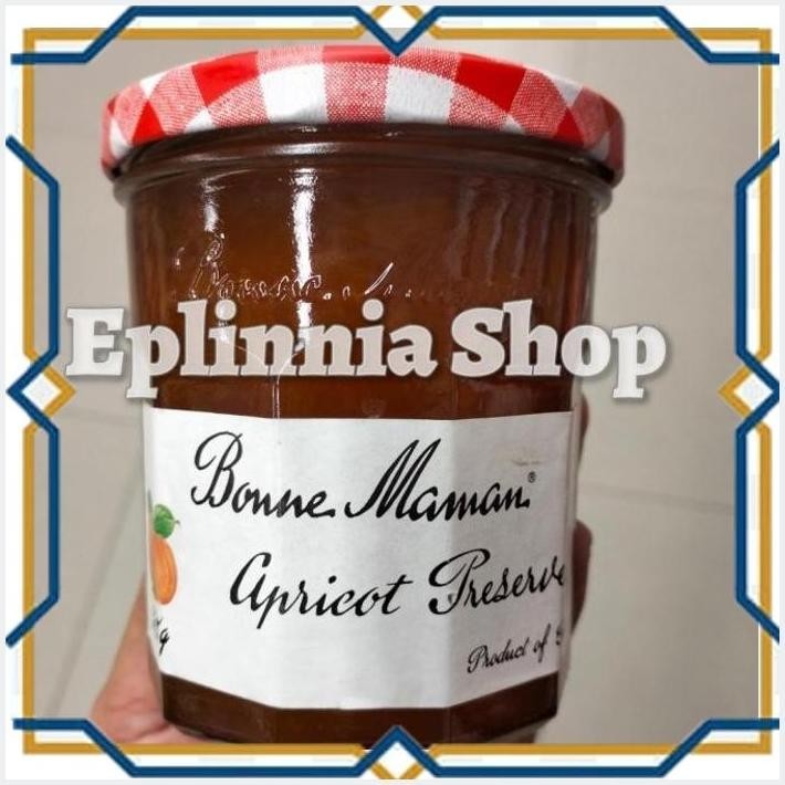 

[EPL] BONNE MAMAN APRICOT PRESERVE 370 GR - SELAI APRICOT BONE MAMAN