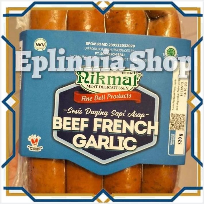 

[EPL] NIKMAT BEEF FRENCH GARLIC 320 GR - SOSIS DAGING SAPI ASAP
