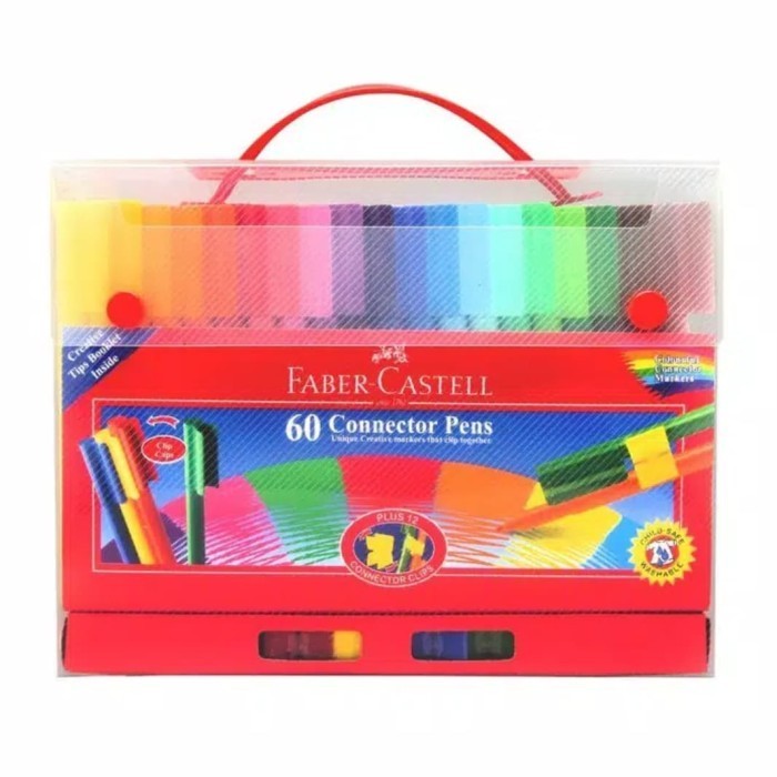 

Spidol Connector Pen Faber Castell 60 Warna