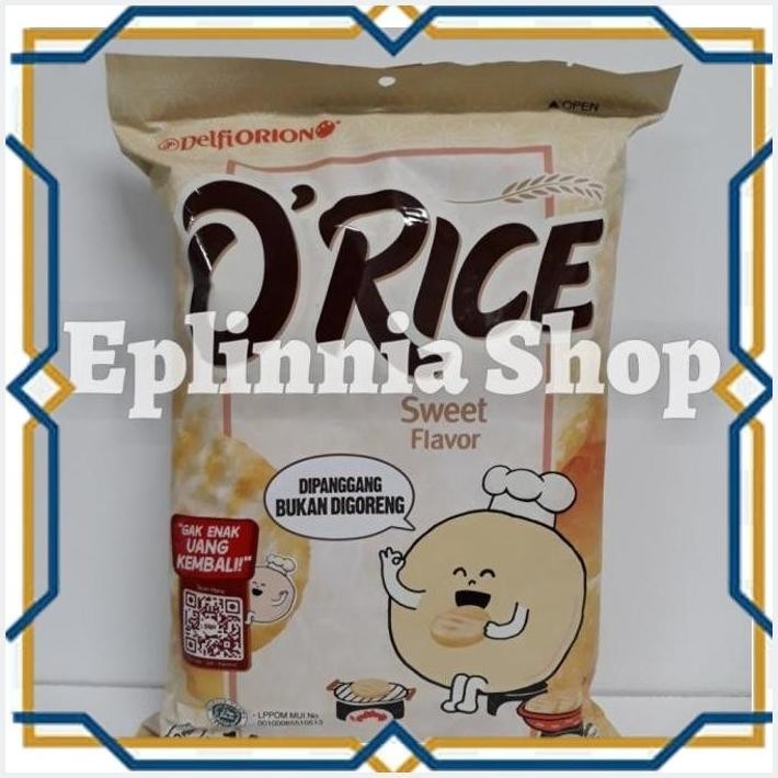 

[EPL] DELFI ORION O'RICE CRACKERS SWEET FLAVOR 151 GR- KREKERS