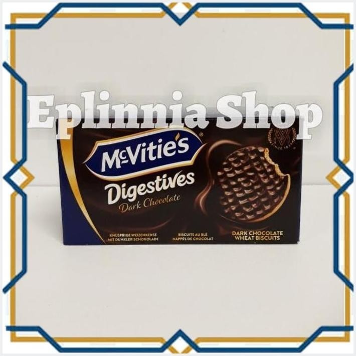 

[EPL] MC VITIE'S VITIES DIGESTIVE DARK CHOCOLATE WHEAT BISCUIT 200GR BISKUIT