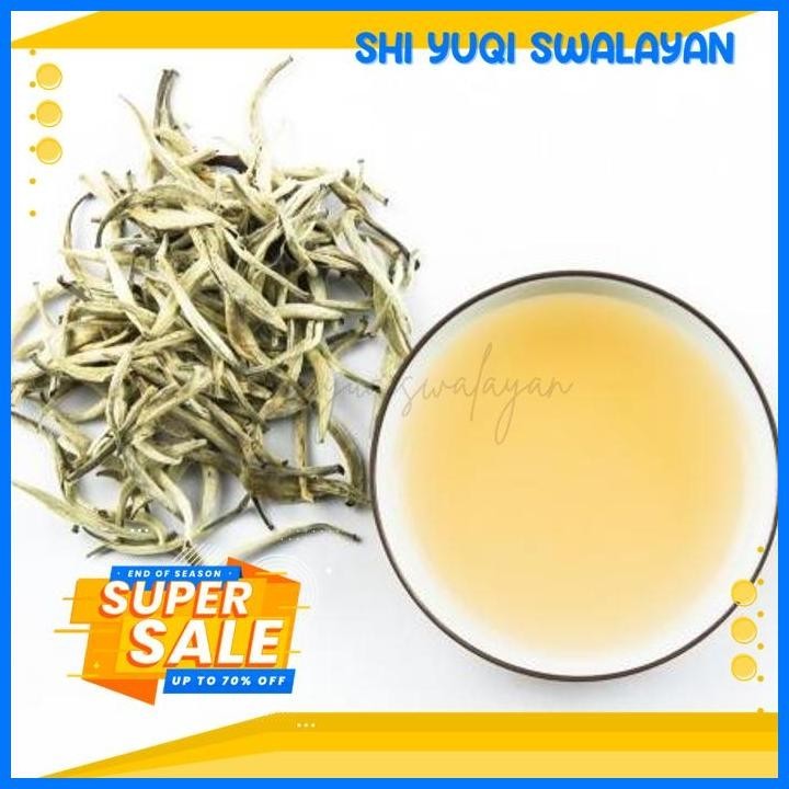 

SILVER NEEDLE WHITE TEA / BAI HAO YIN ZHEN / TEH PUTIH 10GR & 50GR HIGHT QUALITY !!