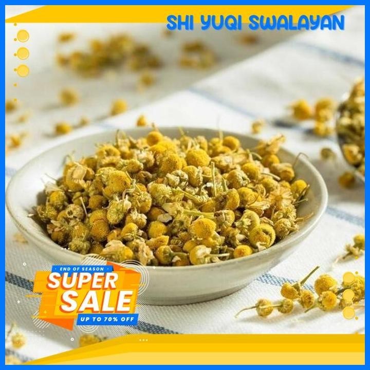 

TEH BUNGA CHAMOMILE / DRIED CHAMOMILE FLOWER TEA 50GR BEST QUALITY !!