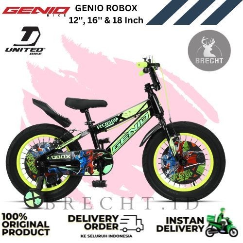 Sepeda Bmx Anak Laki 12''16''18''20'' Inch Genio Kids Robox