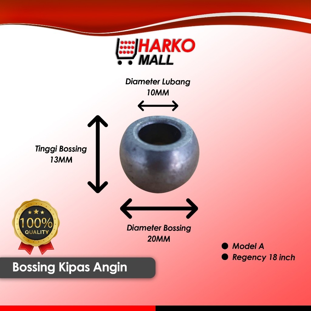 Bos Kipas Angin 10 mm / Boshing Kipas Angin Tornado 18 Inch / Bossing Bearing Model A