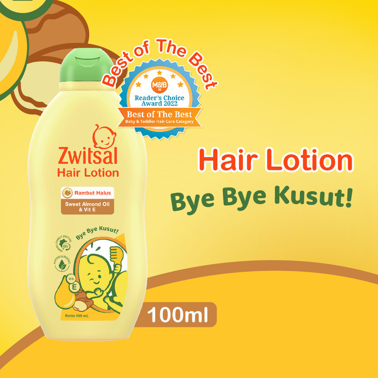 Zwitsal Hair Lotion Sweet Almond Oil & Vit E 100ml