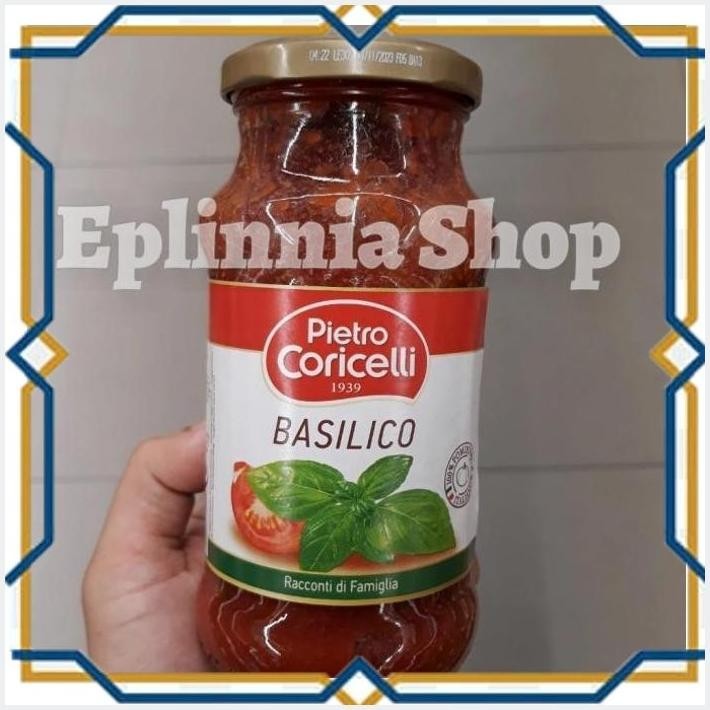 

[EPL] PIETRO CORICELLI BASILICO 350 GR - SAUS TOMAT DENGAN BASIL