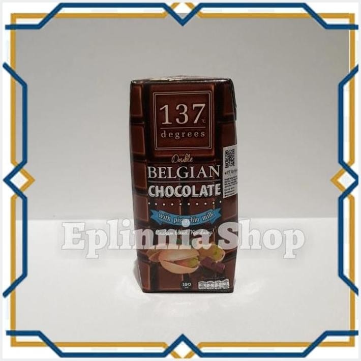 

[EPL] 137 DOUBLE BELGIAN CHOCOLATE WITH PISTACHIO MILK 180 ML - MINUMAN