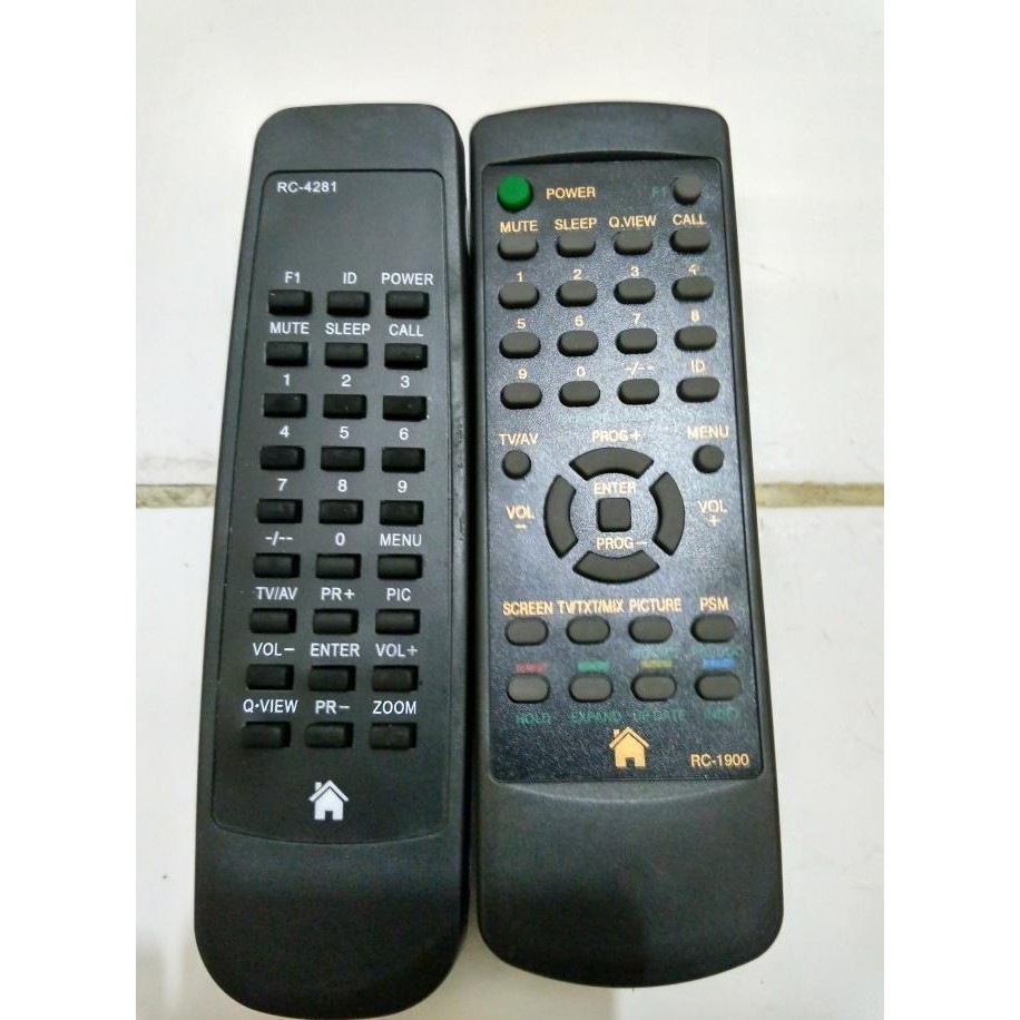 remote TV akari tabung