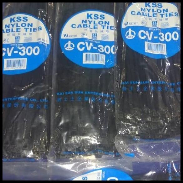 

TERBARU CABLE TIES KSS CV 300 / KABEL TIES KSS CV300 (HITAM/PUTIH) 100 PCS !!!!!!!