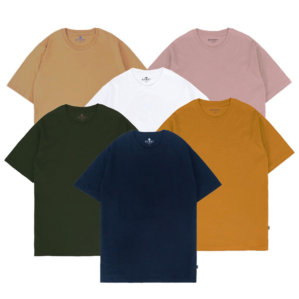Kaos Polos Tshirt Cotton 24s Vol 1 | 420F X OTSKY