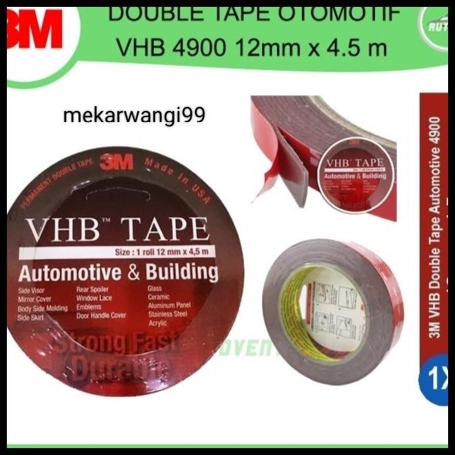 

GRATIS ONGKIR DOUBLE TAPE 3M VHB 12MM 4,5M ORI USA !!!!!