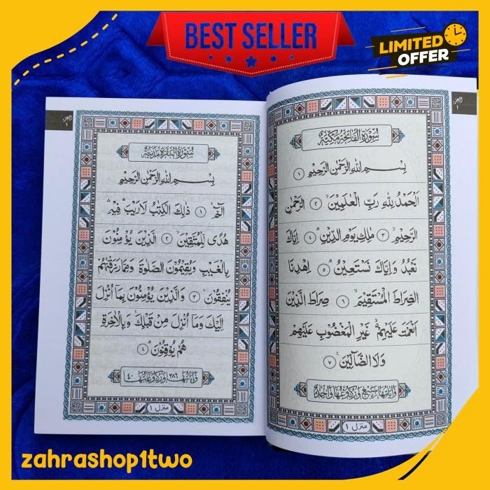 

ALQURAN COVER EMAS UKURAN A5, AL-QURAN MUSHAF TANGGUNG KUALITAS PRODUK TERBAIK