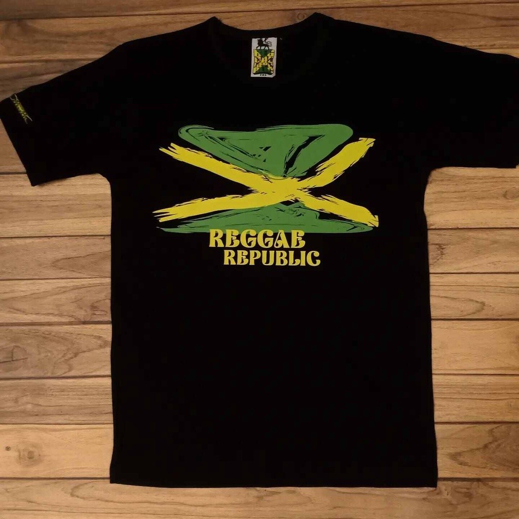 kaos reggae republic jamaica baju musik reggae tshirt big size