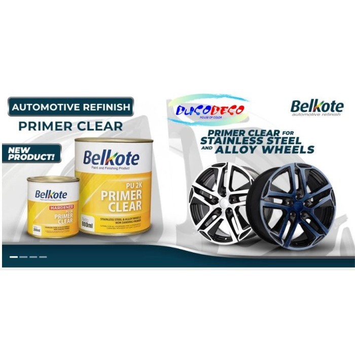 EPOXY BELKOTE PU 2K Primer Clear stainless steel alloy