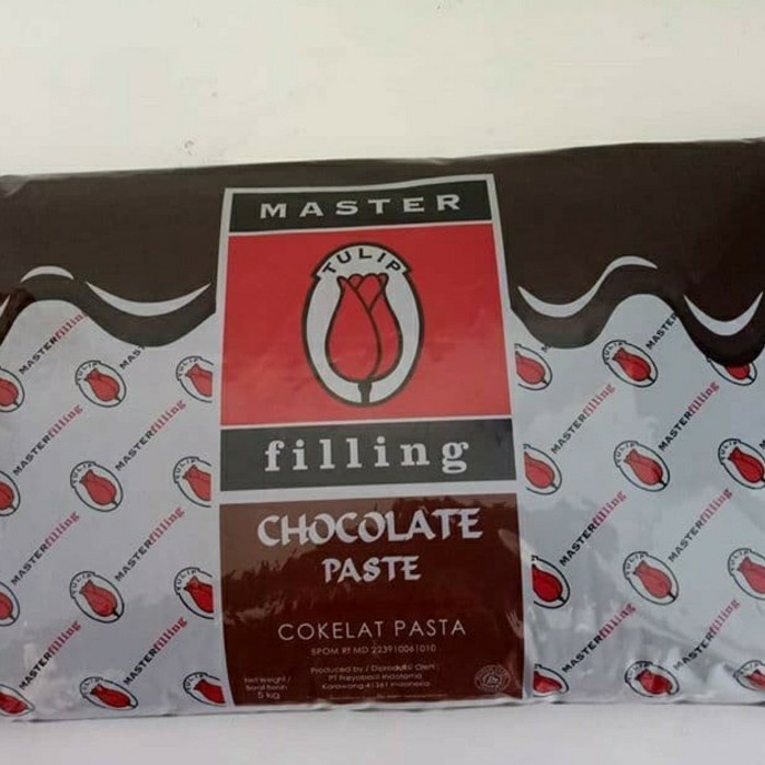 

Cabina Cokelat Filling Tulip, Dark Chocolate Pasta, Isian Cokelat 5Kg