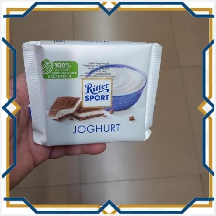 

[LDY] RITTER SPORT JOGHURT 100GR COKELAT DENGAN YOGURT